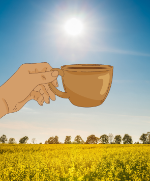 Mint Green Tea with Honey